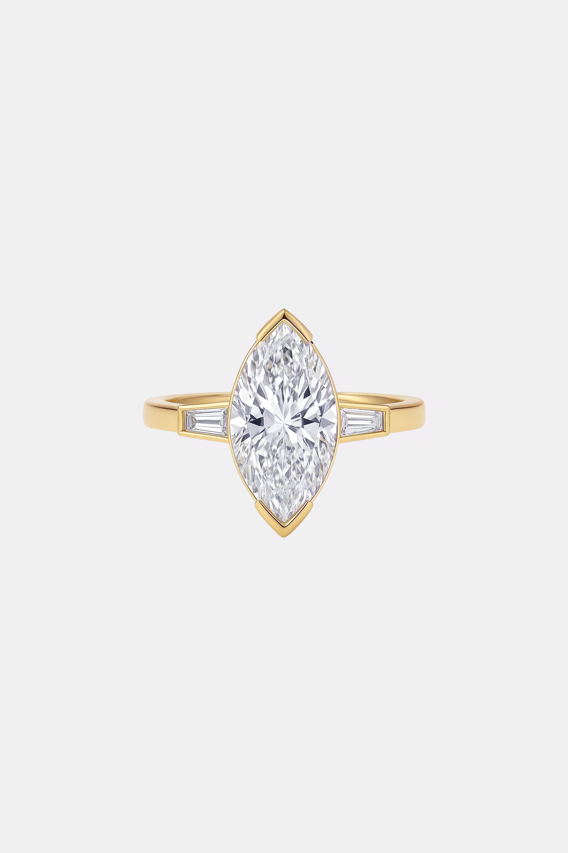 Sophie -  The Trilogy Bezel | Marquise & Tapered Baguettes AG & CO Jewellery