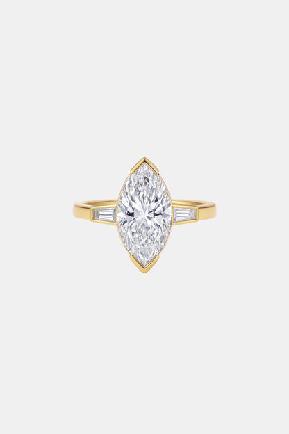 Sophie -  The Trilogy Bezel | Marquise & Tapered Baguettes AG & CO Jewellery