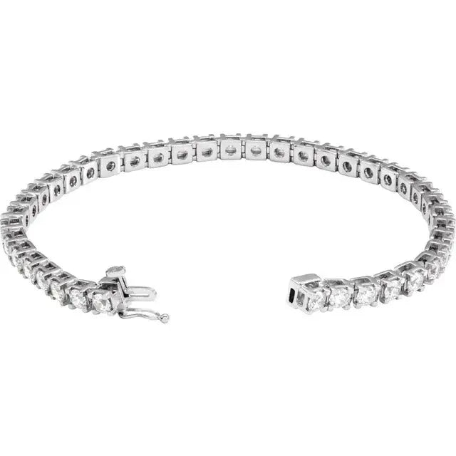5.61ct Lab Grown Diamond Tennis Bracelet in 10K Gold - AG & CO Jewellery