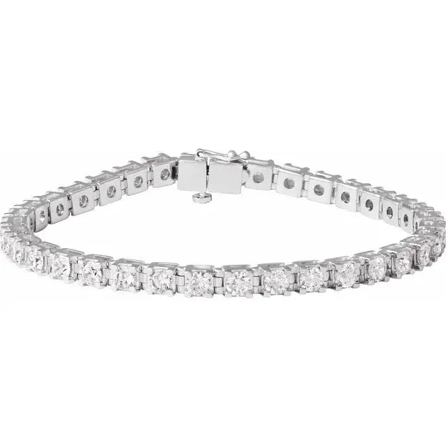 7.16ct Lab Grown Diamond Tennis Bracelet in 10K Gold - AG & CO Jewellery