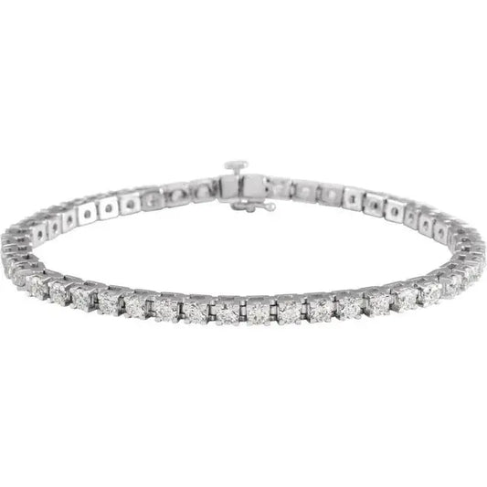 4.28ct Lab Grown Diamond Tennis Bracelet in 10K Gold - AG & CO Jewellery