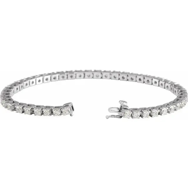 4.28ct Lab Grown Diamond Tennis Bracelet in 10K Gold - AG & CO Jewellery