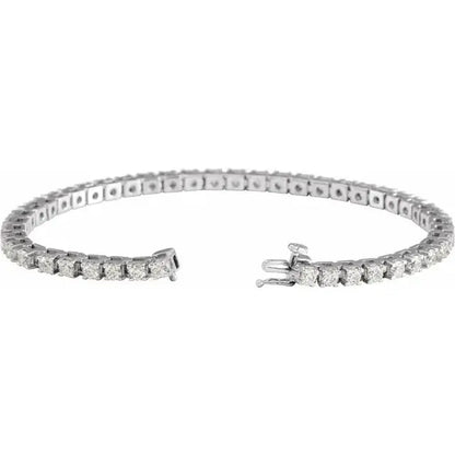 4.28ct Lab Grown Diamond Tennis Bracelet in 10K Gold - AG & CO Jewellery