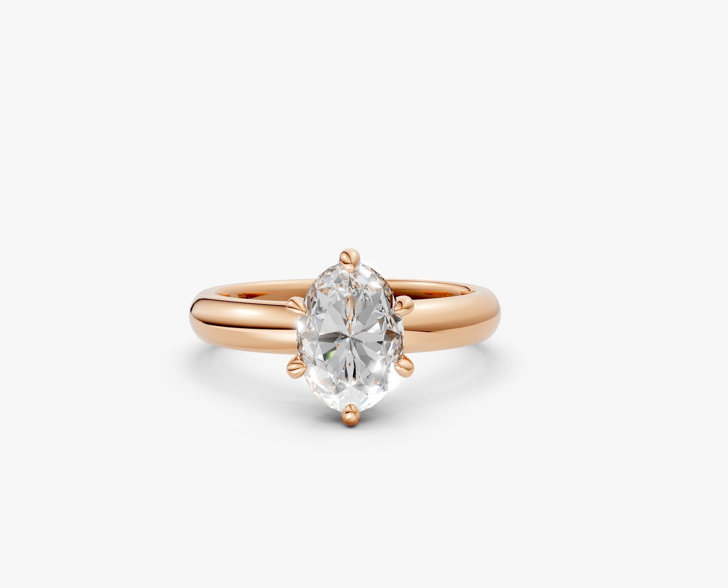 olivia- oval 6-prong solitaire ring ag & co jewellery
