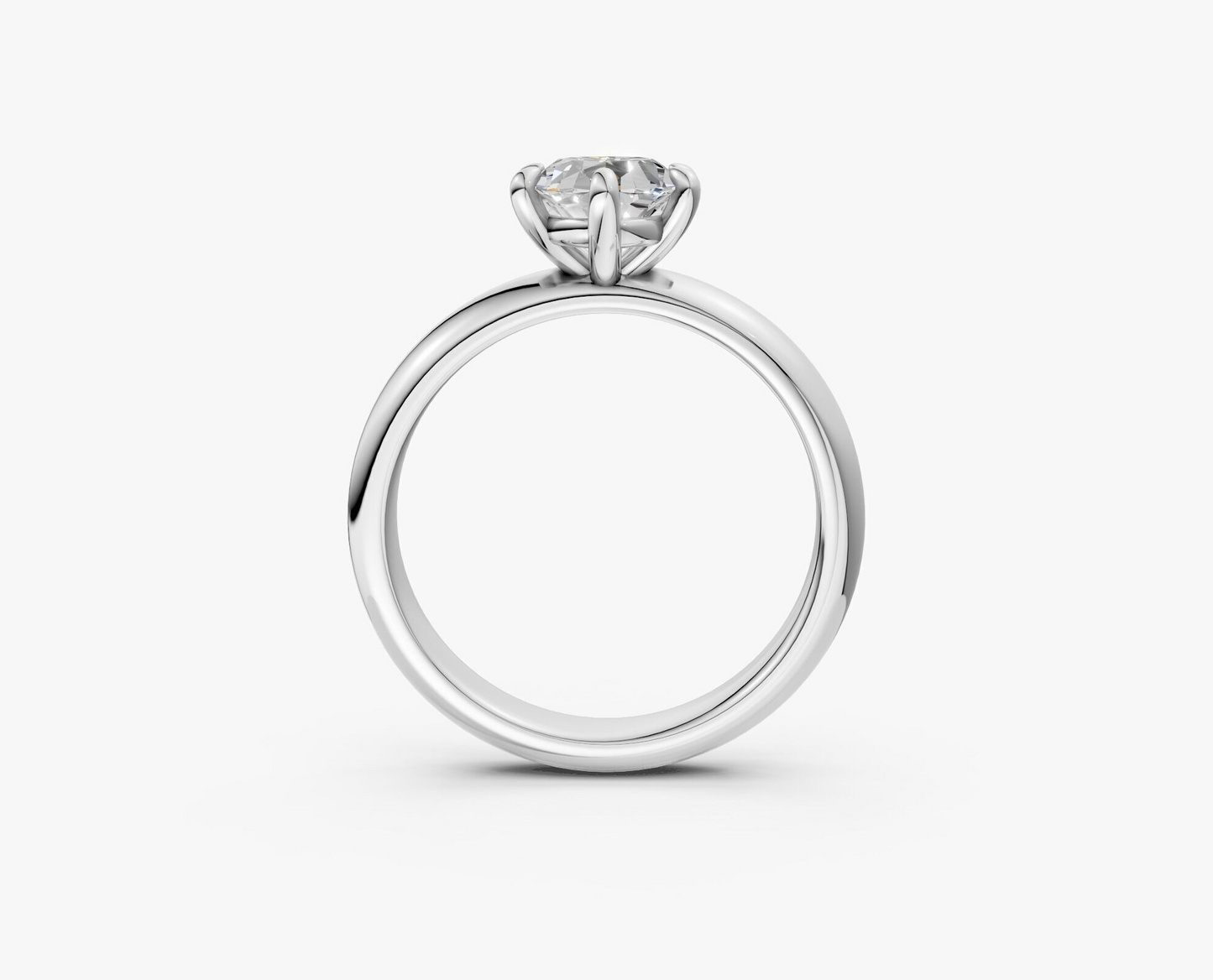 olivia- oval 6-prong solitaire ring ag & co jewellery