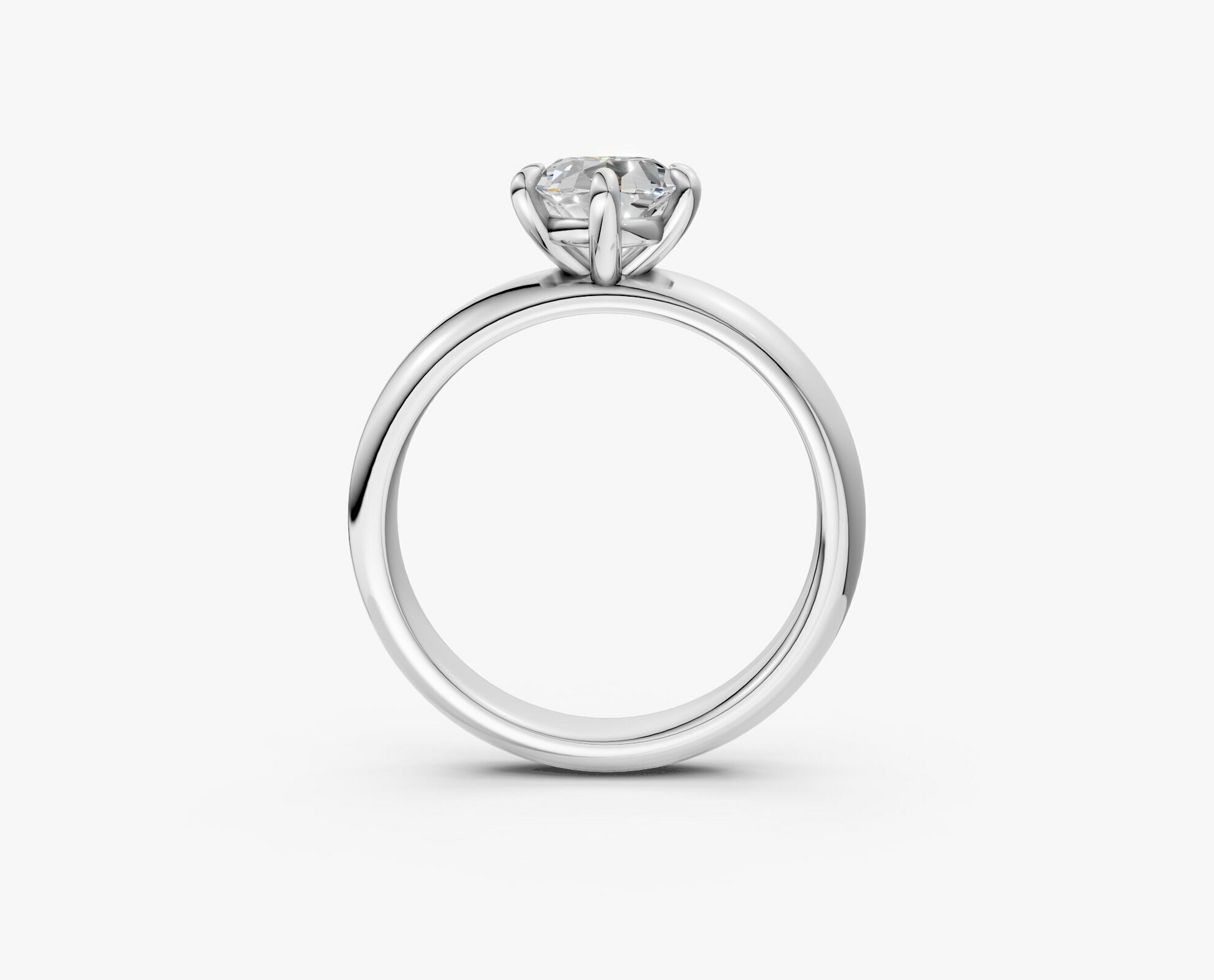 OLIVIA- Oval 6-Prong Solitaire Ring AG & CO Jewellery