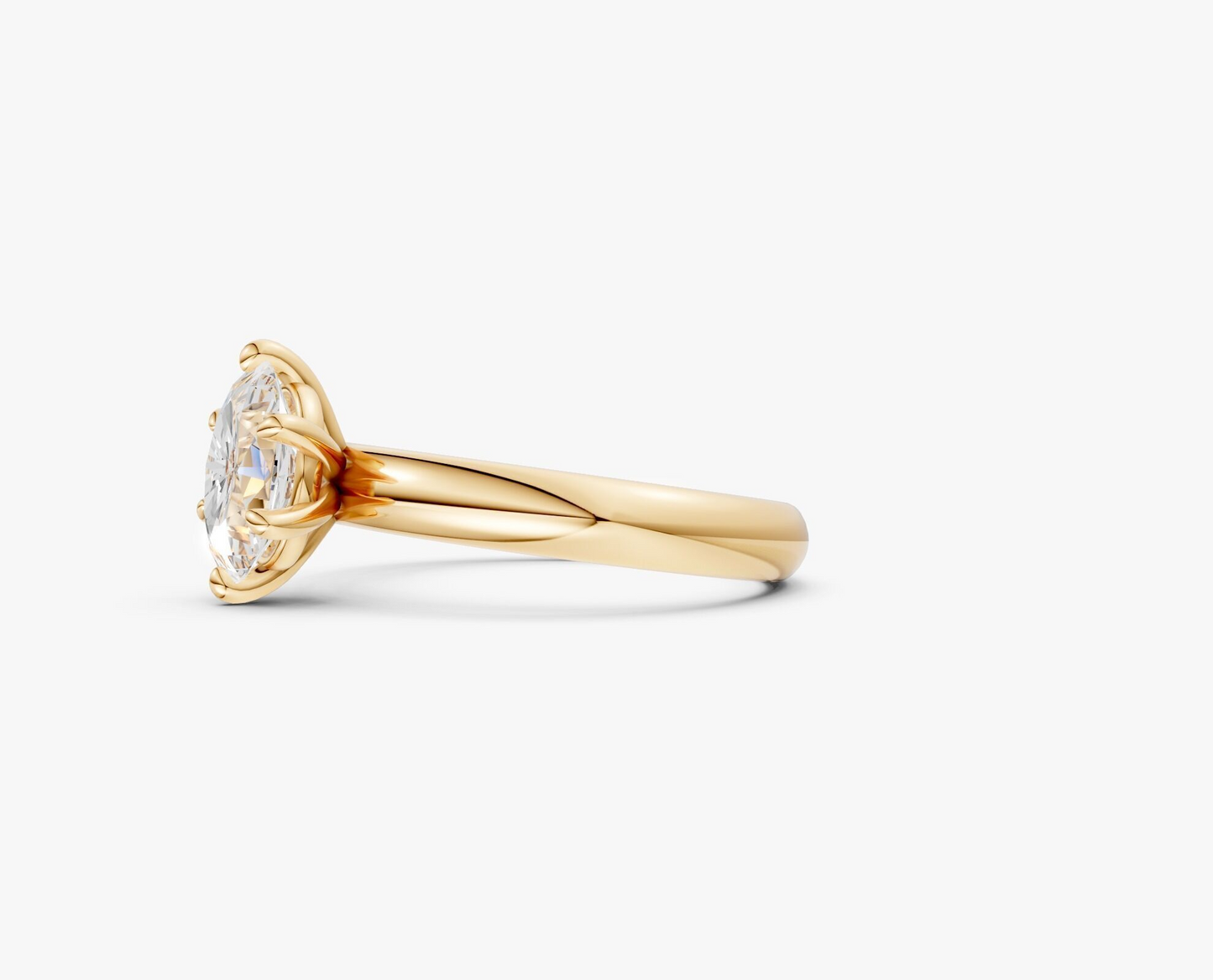 olivia- oval 6-prong solitaire ring ag & co jewellery