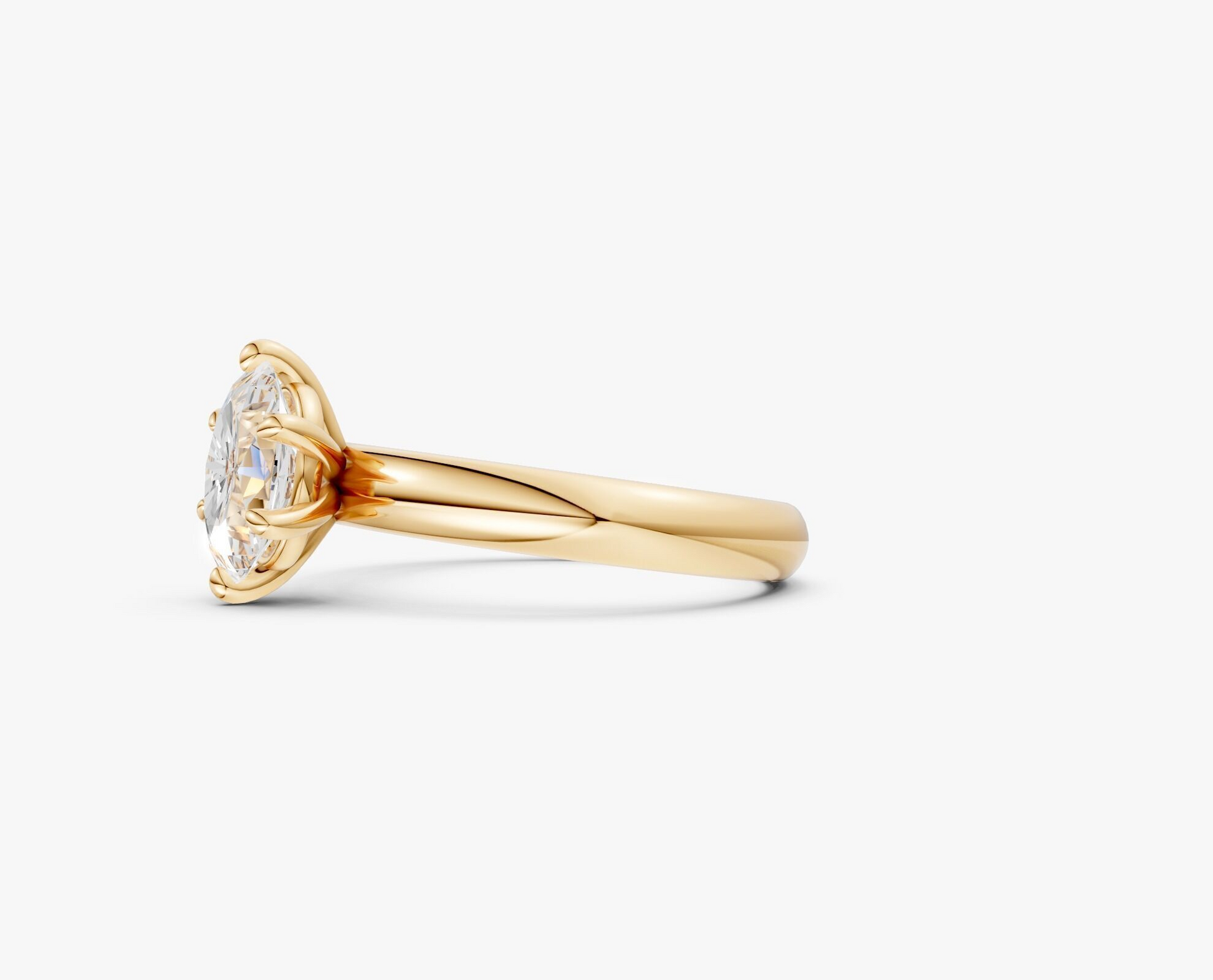 OLIVIA- Oval 6-Prong Solitaire Ring AG & CO Jewellery