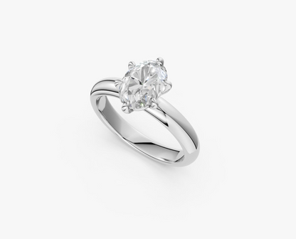 OLIVIA- Oval 6-Prong Solitaire Ring AG & CO Jewellery
