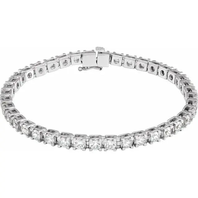 5.61ct Lab Grown Diamond Tennis Bracelet in 10K Gold - AG & CO Jewellery