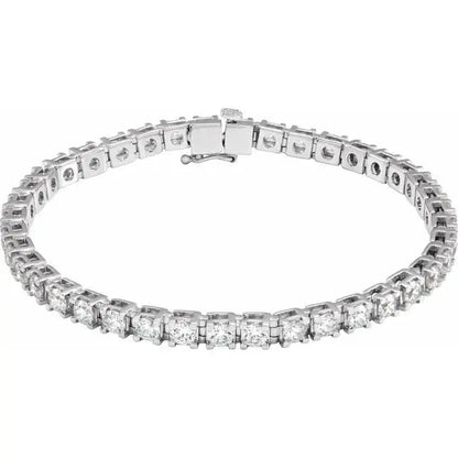 5.61ct Lab Grown Diamond Tennis Bracelet in 10K Gold - AG & CO Jewellery