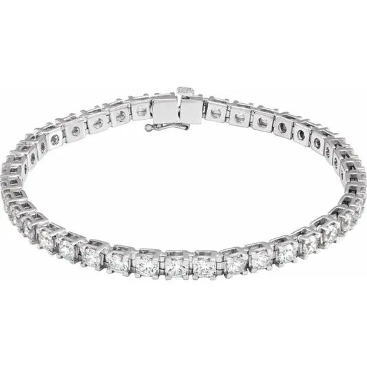 5.61ct Lab Grown Diamond Tennis Bracelet in 10K Gold - AG & CO Jewellery