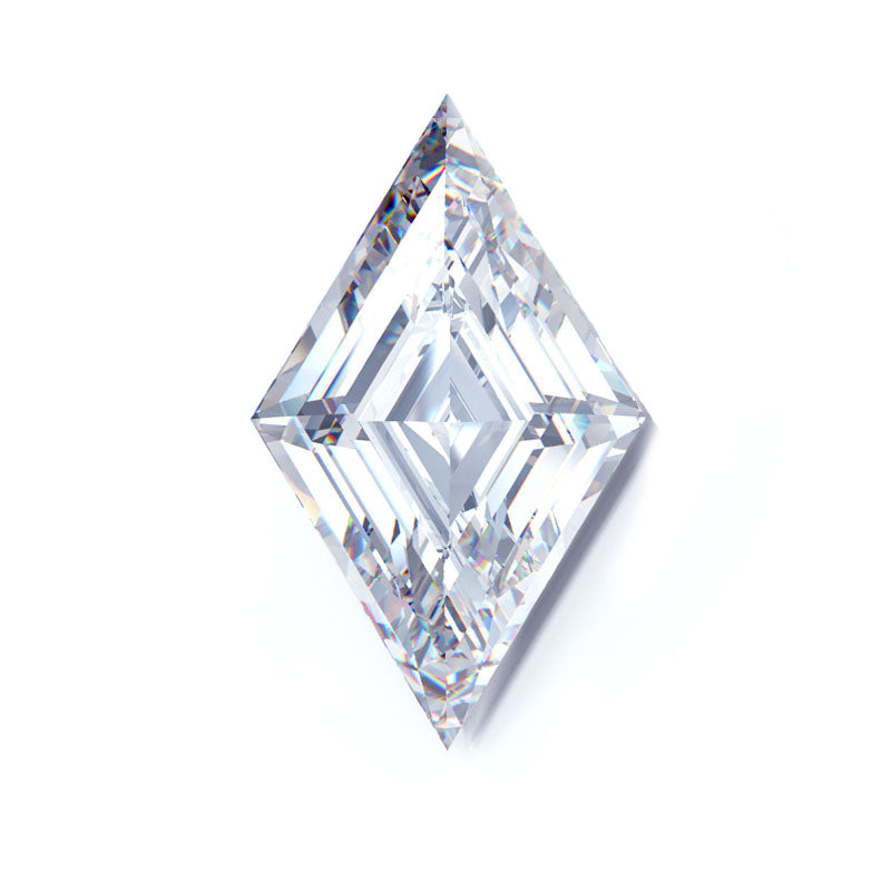 lozenge moissanite stone