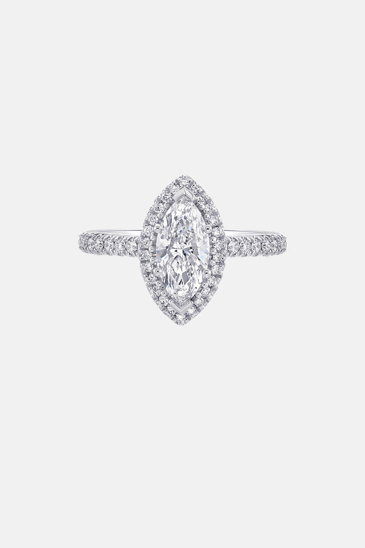 CELESTINE -  Marquise Halo Pavé AG & CO Jewellery