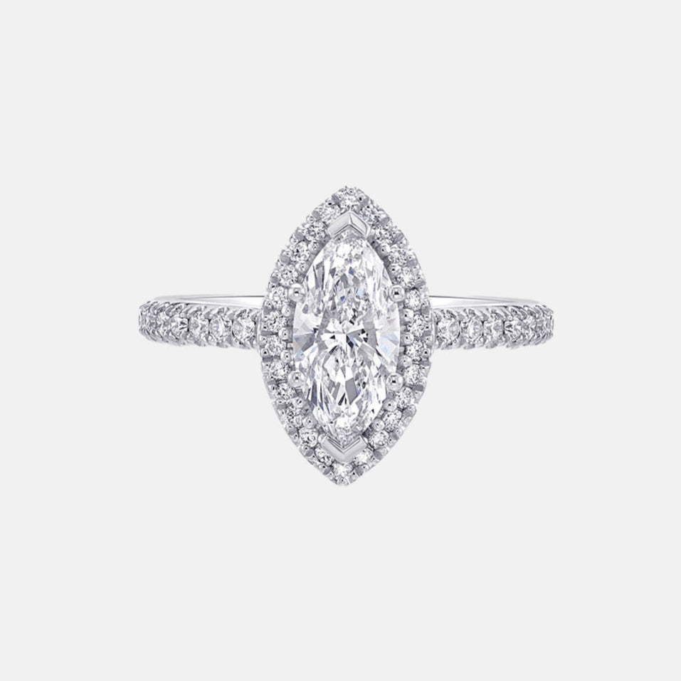 CELESTINE -  Marquise Halo Pavé AG & CO Jewellery