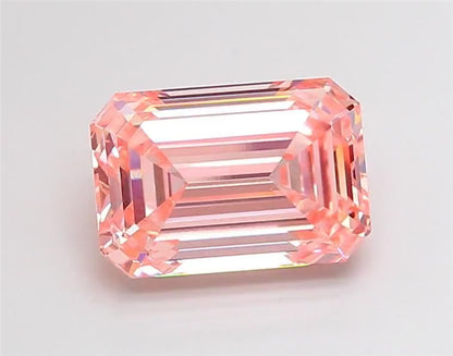 2.09ct Emerald Lab Grown Diamond (Colour Fancy Vivid Pink, Clarity VS1, IGI Certified)