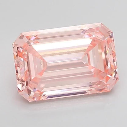 5.73ct Fancy Intense Pink Emerald Lab Grown Diamond – VVS2 Clarity, IGI Certified