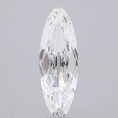 5.03ct Oval Lab-Grown Diamond,  F Color- Clarity  VVS2,   EX/EX,  2.86 Ratio, IGI Certified:  LG750572394