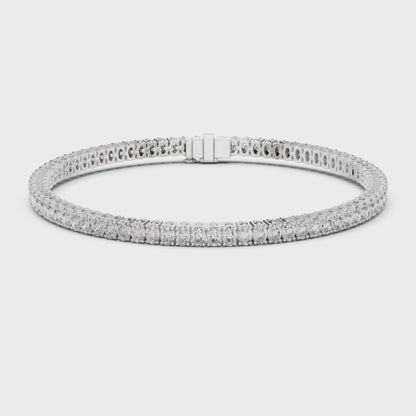 ELARA — Oval Cut Diamond Tennis Bracelet