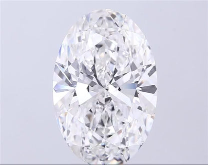 4.76ct Oval Lab Grown Diamond – F VS1, EX EX, IGI Certified Ratio 1:60 Elongated