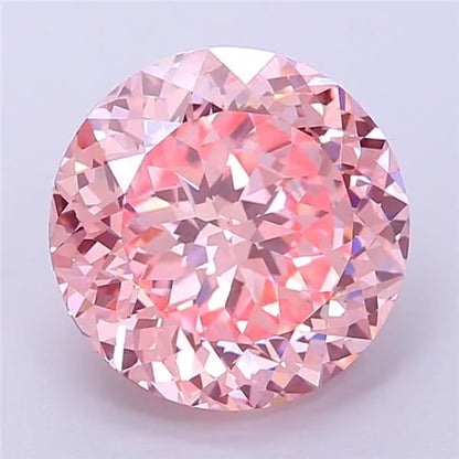 2.52ct Portuguese Cut Fancy Intense Pink Lab Grown Diamond – VVS2 | Rare & Romantic
