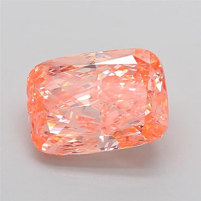 3.60ct Elongated Cushion modified Lab Grown Diamond (Colour Fancy Vivid Pink, Clarity VS1, IGI Certified)