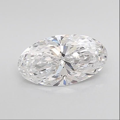 Moval Lab Grown Diamond Elongated Oval 7.59ct (Colour E, Clarity VVS2, IGI Certified)