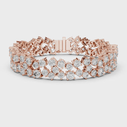 MARELLA — Alternating Round Brilliant Diamond Tennis Bracelet
