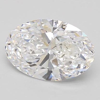 2.57ct Oval Lab Grown Diamond (Colour D, Clarity VVS1, Cut EX, IGI Certified)