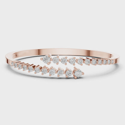 ELENYA — Diamond Bypass Bangle