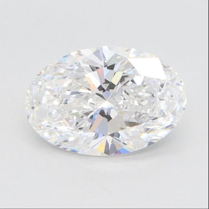 3.58ct Oval Lab Grown Diamond (Colour D, Clarity VVS1, IGI Certified)