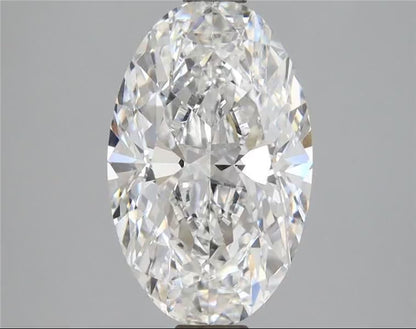 Oval 3.97ct D VVS2 EX EX IGI Ratio 1.60