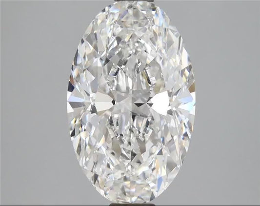 Oval 3.97ct D VVS2 EX EX IGI Ratio 1.60