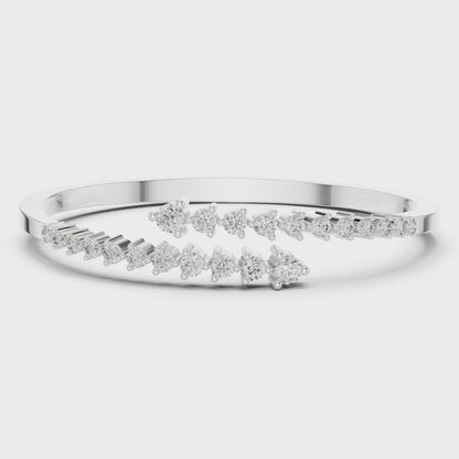ELENYA — Diamond Bypass Bangle