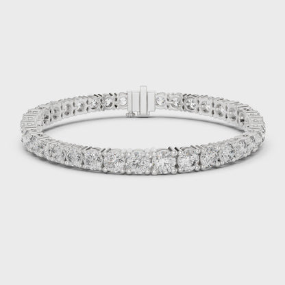 ÉVORA — 10.00ct Round Brilliant Diamond Tennis Bracelet