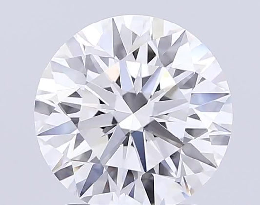 2.00ct Round Lab Grown Diamond (Colour F, Clarity VS1, Cut EX, IGI)