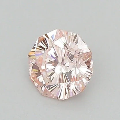 1.01ct Decagon Brilliant Cut Starburst Concave Lab Grown Diamond