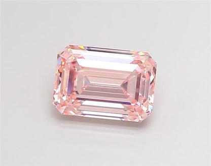 3.04ct Emerald Pink Lab Grown Diamond (Colour Fancy Intense Pink, Clarity VS2, IGI Certified)