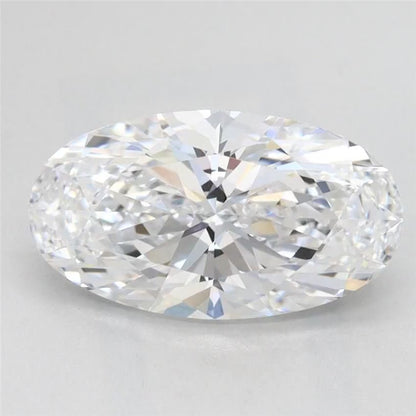 9.05ct Oval Lab Grown Diamond (Colour E, Clarity VVS2, IGI Certified)