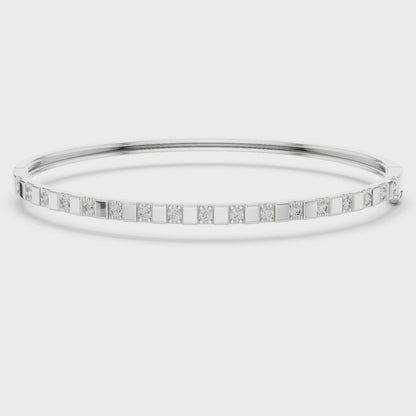 ÉLOWA — Modern Diamond  Tennis Bracelet