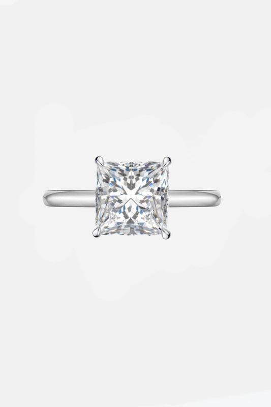 Mila - Princess Cut Lab Grown Solitaire Diamond Engagement Ring 18K White Gold AG & CO Jewellery