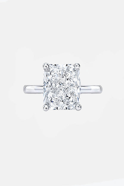 Radiant Solitaire Lab Grown Diamond Engagement Ring 14K AG & CO Jewellery