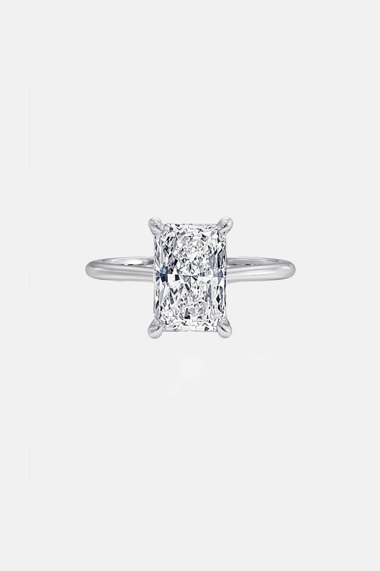 Radiant Solitaire Lab Grown Diamond Engagement Ring 14K AG & CO Jewellery