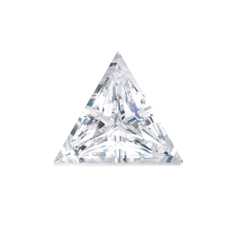 triangle moissanite stone