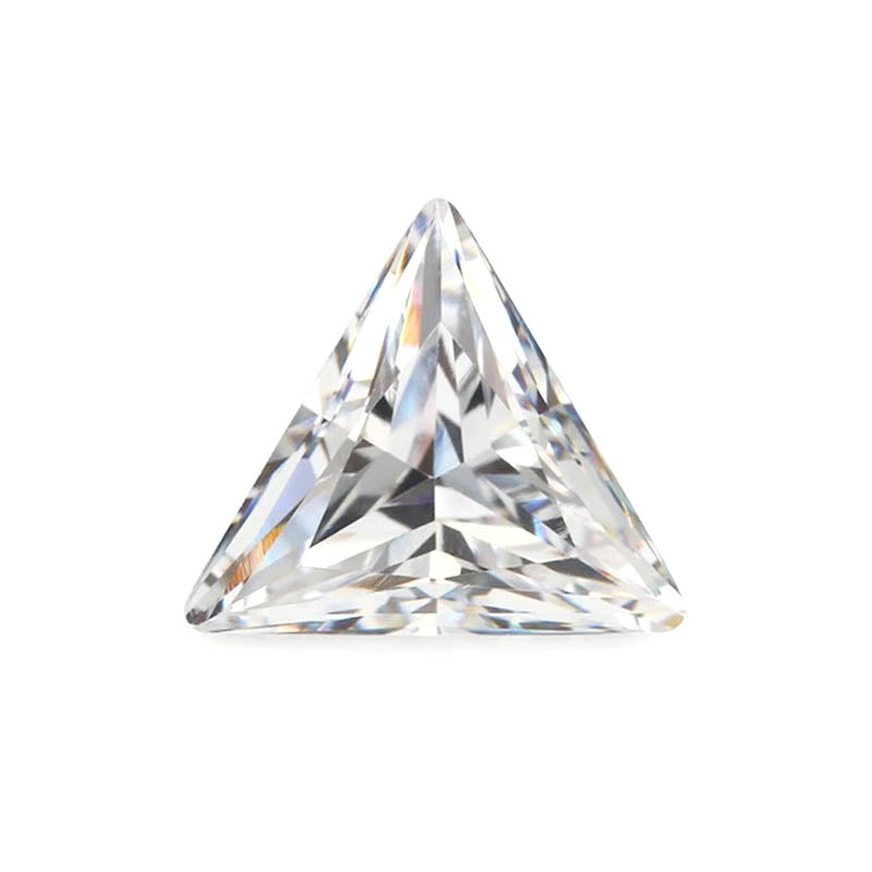 triangle moissanite stone